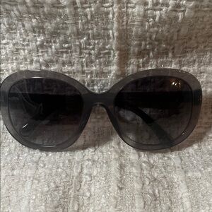 Authentic Chanel grey Sunglasses 5328 c.1532/S6 quilted temples